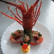 a) Lobster Show Piece