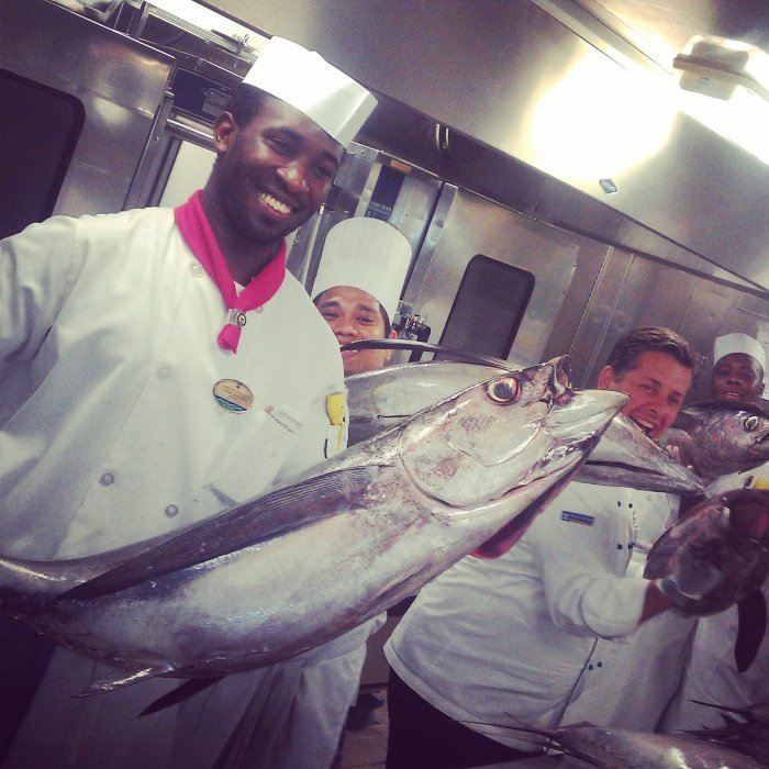 Top Chefs Graduand Samuel Ogunja on the Carribean Cruise